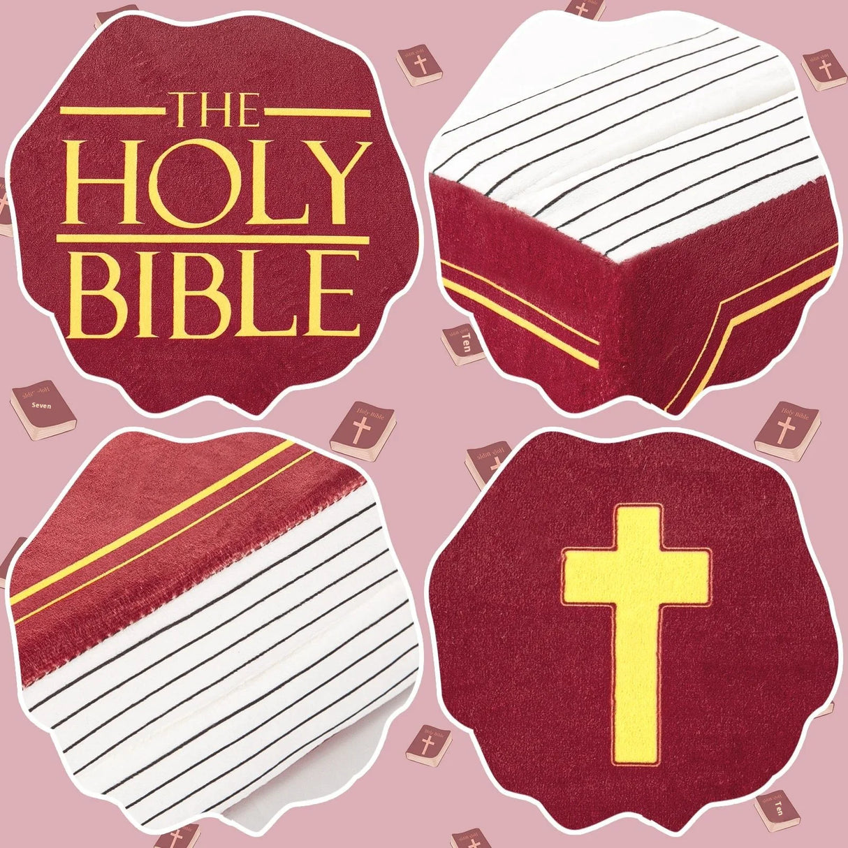 Christmas Bible Plush Pillow