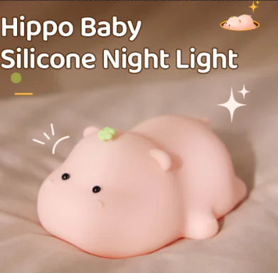 LED Silicone Light Children's Bedroom Eye Protection Small Night Lamp