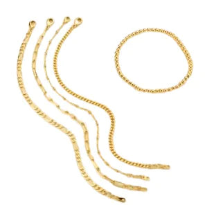 Golden Ball Bracelet Set