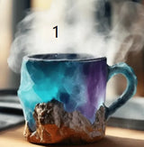 400ml Resin Mineral Crystal Coffee Mug