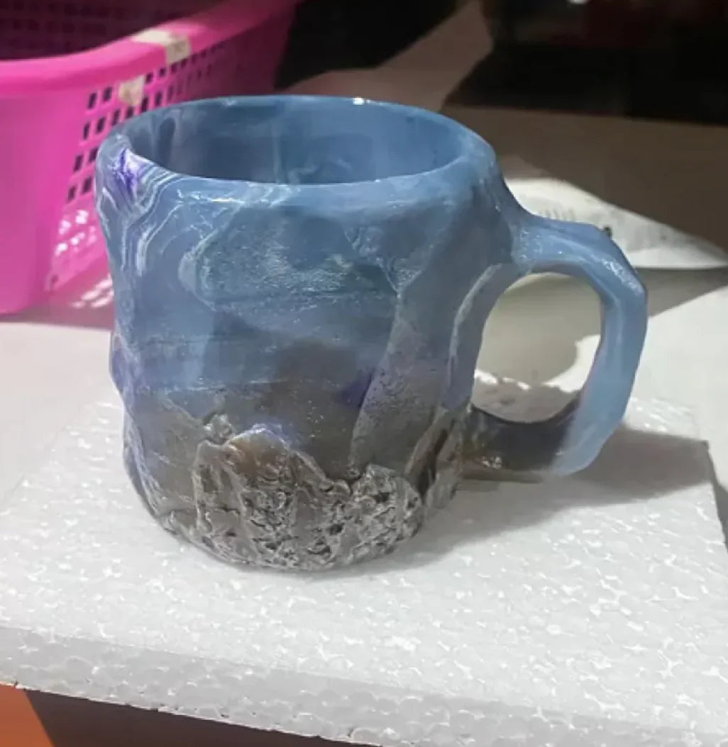 400ml Resin Mineral Crystal Coffee Mug