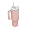 40oz Insulated Tumbler with Handle and Straw