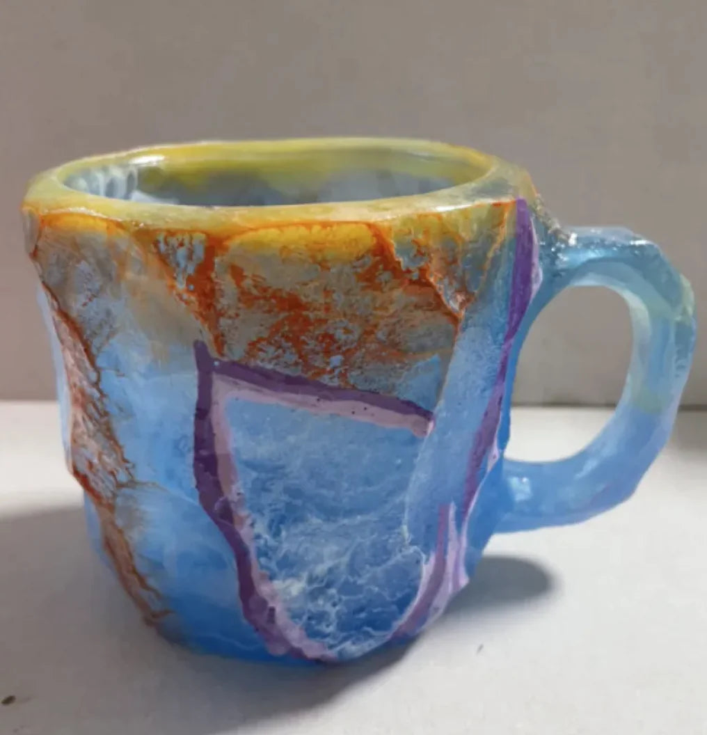 400ml Resin Mineral Crystal Coffee Mug