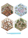 3D Cabin Landscape Stickers