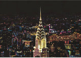 Creative Handmade City Night Scene Scraping Painting