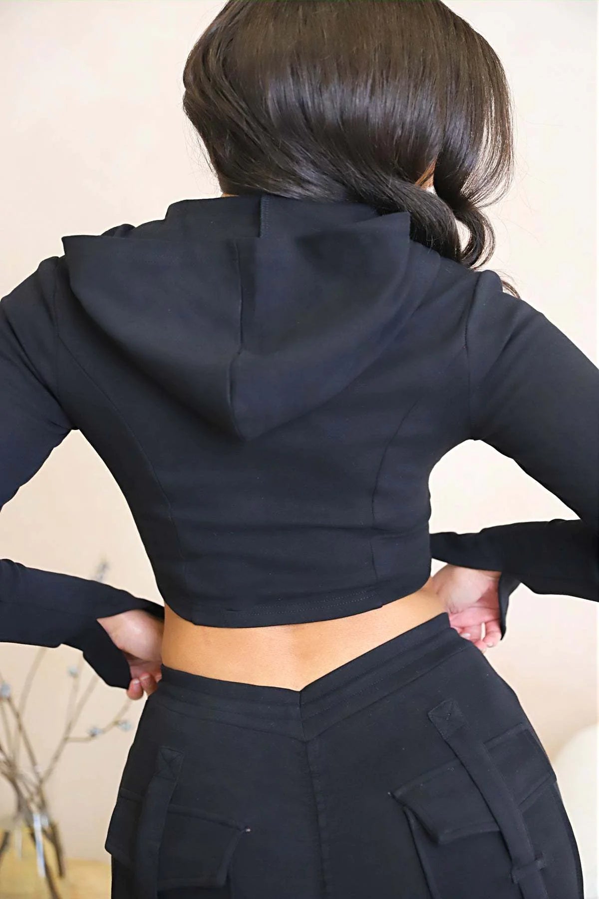 Urban Ease High-Waist Cargo Suits