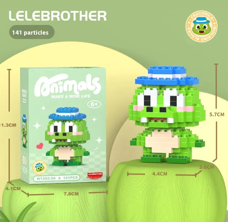 Cartoon Animal Series Cute Doll Tiny Particle Building Blocks