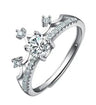 Female Imitation Moissan Diamond Ring
