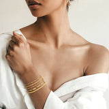 Golden Ball Bracelet Set