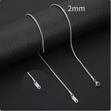 Minimalist Men's Stainless Steel Snake Chain Necklace