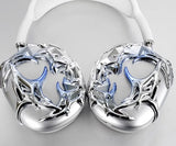Silver Liquid Headset Cover