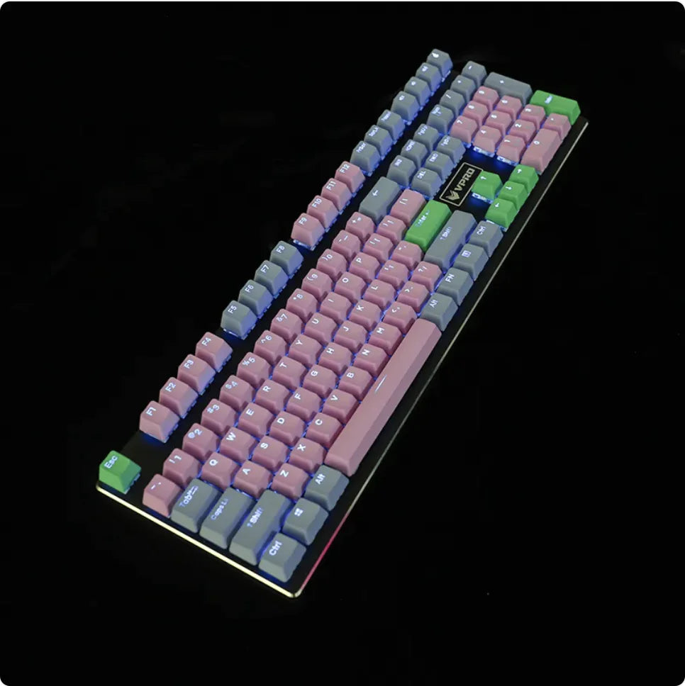 Rainbow Blue Enchantress 109-Key Mechanical Keycap Set