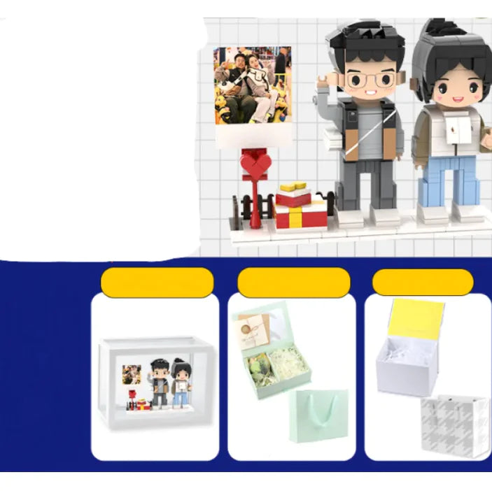 Photo Character Building Blocks Puzzle