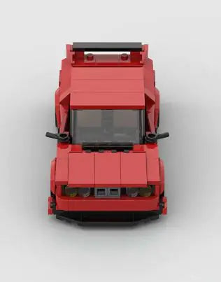 Red Assembled Building Block Toys
