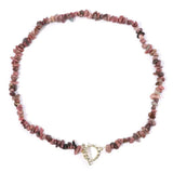 Natural Stone Bead Necklace