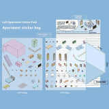 3D Cabin Landscape Stickers