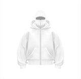 Fleece-Lined Double Hood Sweater