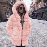 Women's Luxury Faux Fur Jacket