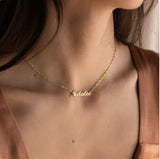 Fashion Handwritten Name Necklace