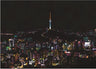 Creative Handmade City Night Scene Scraping Painting