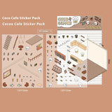 3D Cabin Landscape Stickers