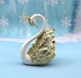 Crown Swan Decoration