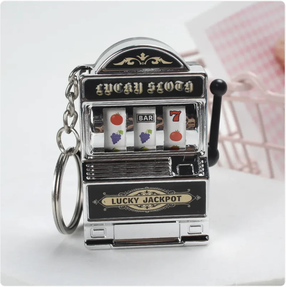Mini Fruit Machine Keychain Charm