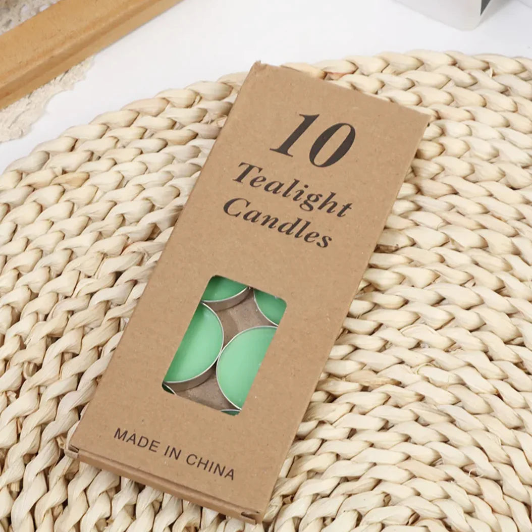 Aluminum Shell Tealight Candle Set