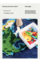 Flocking Bathroom Mat Bedroom Tufting