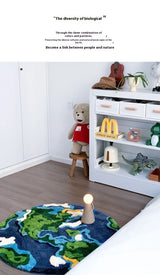 Flocking Bathroom Mat Bedroom Tufting