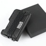 Men's Slim Metal Leather Wallet