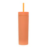 Frosted Straight Straw Bottle