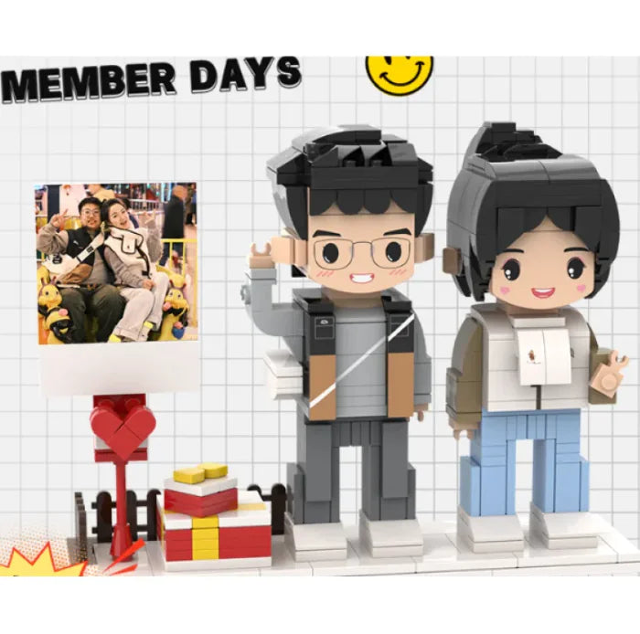 Photo Character Building Blocks Puzzle
