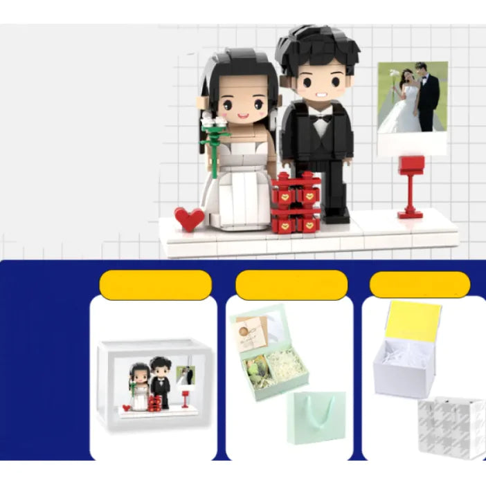 Photo Character Building Blocks Puzzle