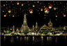Creative Handmade City Night Scene Scraping Painting
