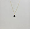 Natural Crystal Pendant Necklace with Stainless Steel Chain