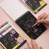 Creative Graffiti Children's Colorful DIY Scraping Painting