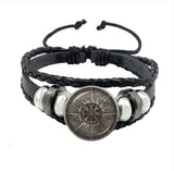 Adjustable Retro Leather Woven Belt