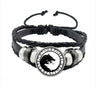 Adjustable Retro Leather Woven Belt
