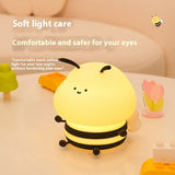 Cartoon Bees Sleep With Colorful Night Lights