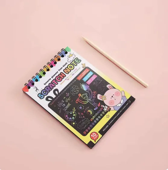 Creative Graffiti Children's Colorful Diy Scraping Painting