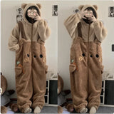 Thick Coral Fleece Cute Pajamas