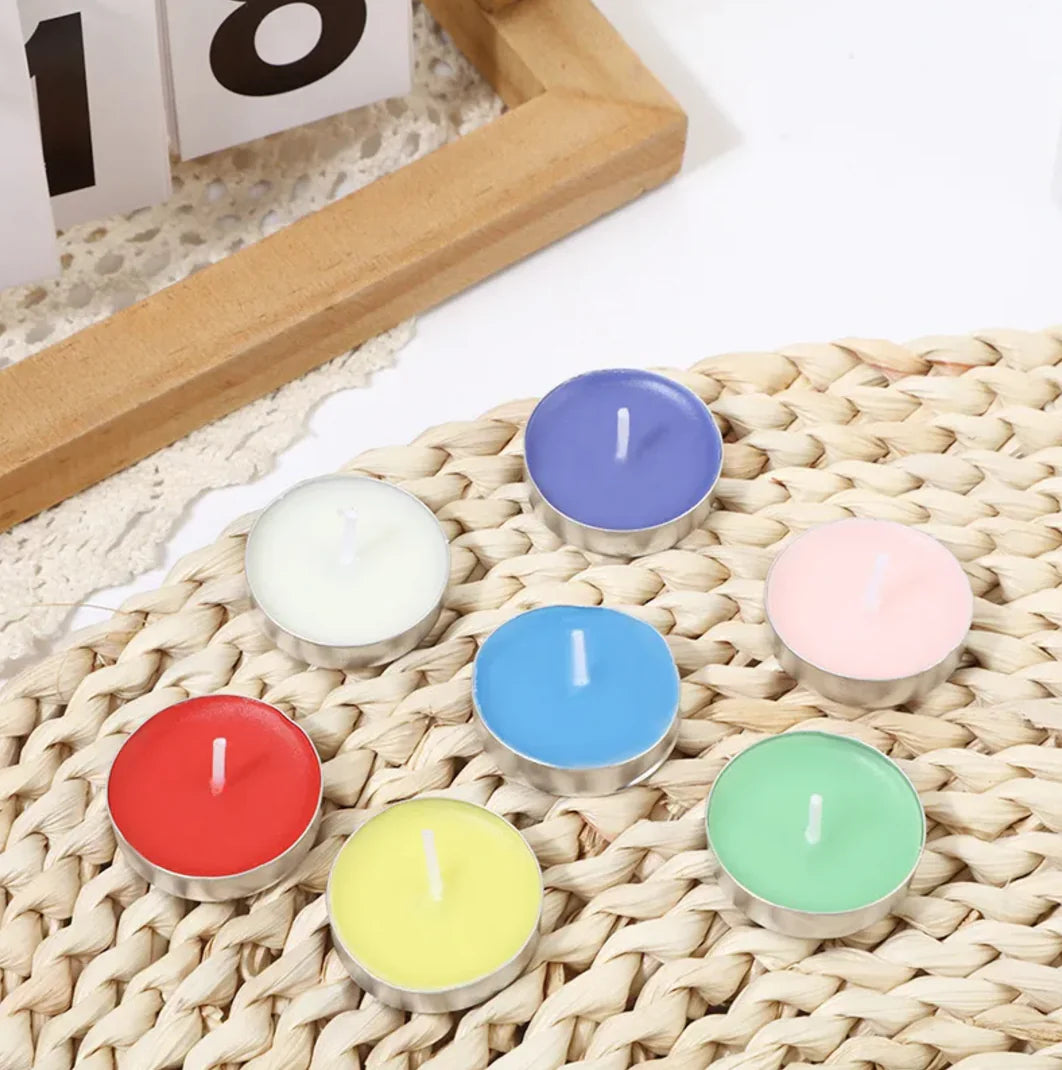 Aluminum Shell Tealight Candle Set