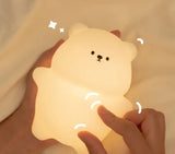 Timing Three-gear Bear Small Night Lamp