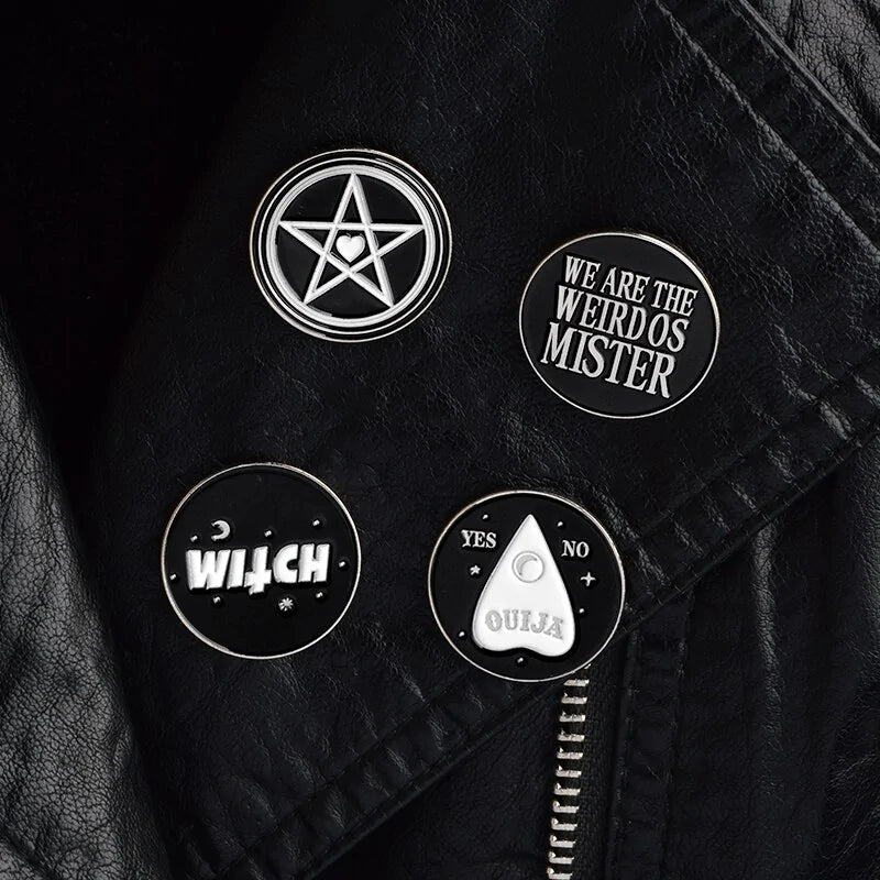 Heart Pentagram Pin