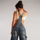Loose Fit Denim Overalls