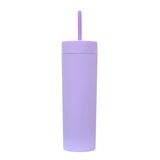 Frosted Straight Straw Bottle