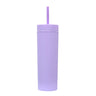 Frosted Straight Straw Bottle