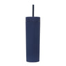 Frosted Straight Straw Bottle