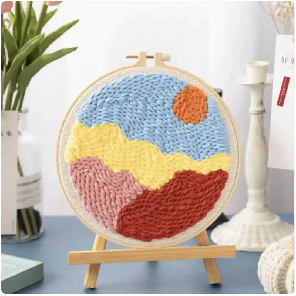 Poke Embroidery DIY Kit – Beginner Friendly.